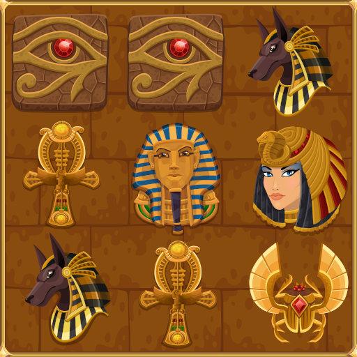 Logotipo Tesouros Do Farao Caca Niquel Icono de signo