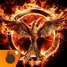 商标 The Hunger Games Panem Rising 签名图标。