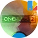 Le logo Theme Oneplus Two Blue Oxygenos Icône de signe.