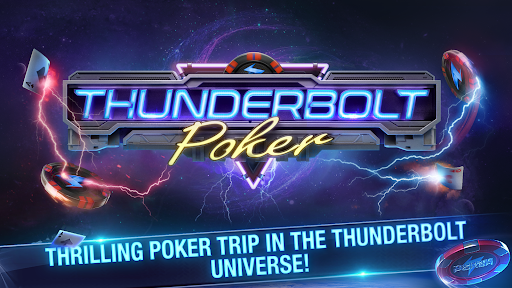 immagine 0Thunder Bolt Poker Card Games Icona del segno.