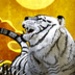 ロゴ Tiger Gold Dragon Trial 記号アイコン。