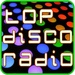ロゴ Top Disco Radio Free 記号アイコン。