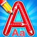 Logo Tracing And Writing Alphabets And Numbers Book Icon