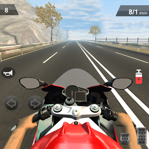 presto Traffic Speed Moto 3d Icona del segno.
