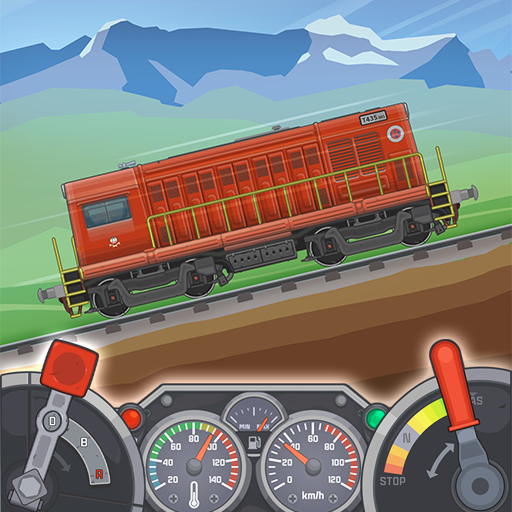 ロゴ Train Simulator Ferrovias 2d 記号アイコン。