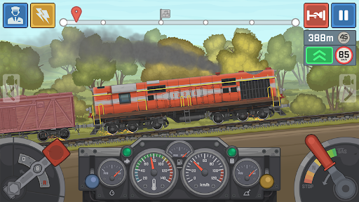 Image 1Train Simulator Ferrovias 2d Icône de signe.