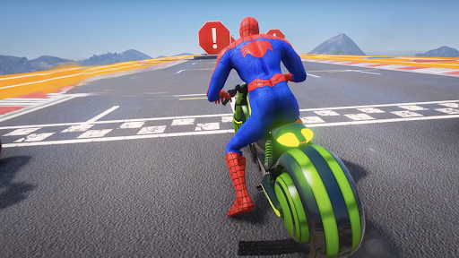 छवि 1Tricky Bike Superhero Race चिह्न पर हस्ताक्षर करें।