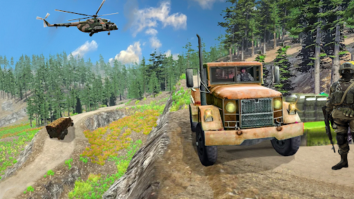 Image 4Truck Wala Game Army Games Icône de signe.