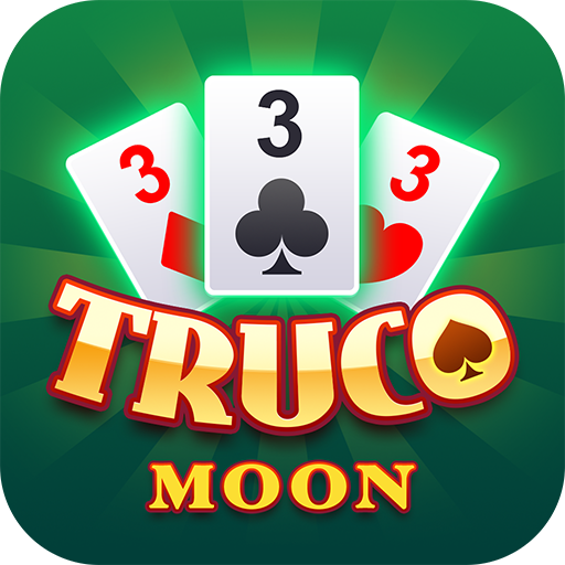 Le logo Truco Moon - Jogo de Cartas Icône de signe.