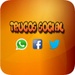 Le logo Trucos Social Icône de signe.