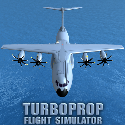 Logo Turboprop Flight Simulator 3d Icon