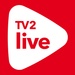 商标 Tv2 Live 签名图标。