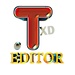 Le logo Txd Editor By K K Upgrader Icône de signe.