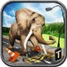 ロゴ Ultimate Elephant Rampage 3d 記号アイコン。