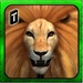 ロゴ Ultimate Lion Adventure 3d 記号アイコン。