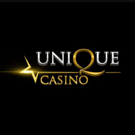 Le logo Unique Online Casino Icône de signe.