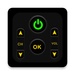 Le logo Universal Tv Remote Icône de signe.