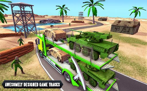 Image 0Us Army Truck Transport Car Transporter Truck Game Icon