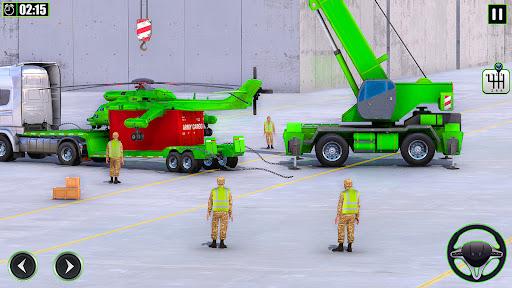 画像 0Us Army Truck Transport Games 記号アイコン。