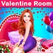 ロゴ Valentine Room Decoration 記号アイコン。