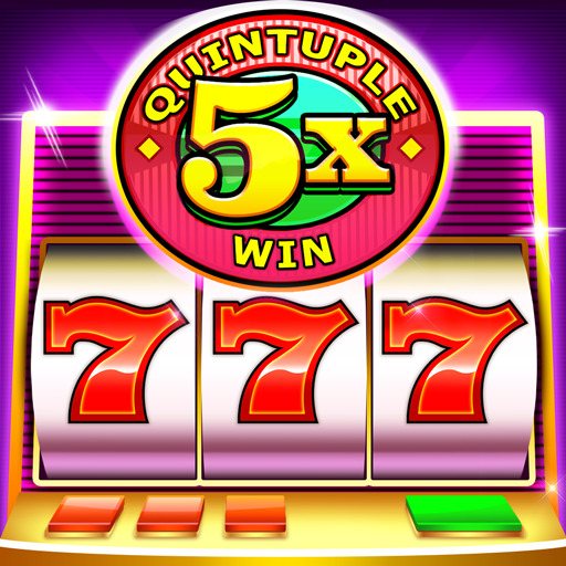 Le logo Vegas Deluxe Slots Free Casino Icône de signe.