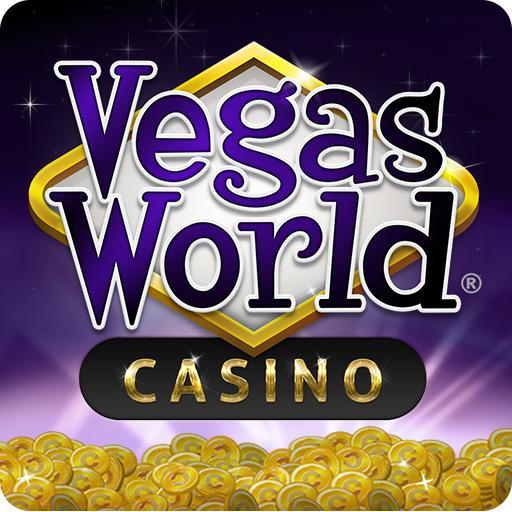 Le logo Vegas World Casino Icône de signe.