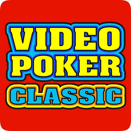 Le logo Video Poker Classic Icône de signe.