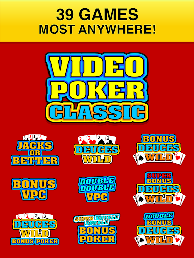 Image 4Video Poker Classic Icône de signe.