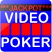 presto Video Poker Jackpot Icona del segno.