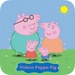 ロゴ Vídeos Peppa Pig 記号アイコン。