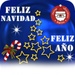 商标 Villancicos Feliz Navidad 签名图标。