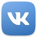 Le logo Vk Icône de signe.