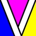 ロゴ Vochi 記号アイコン。