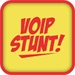 ロゴ Voipstunt 記号アイコン。