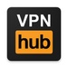 Le logo Vpnhub Icône de signe.