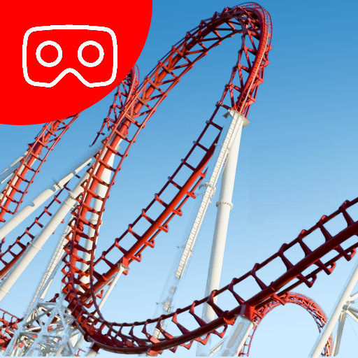 Logotipo Vr Thrills Roller Coaster Game Icono de signo