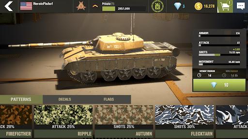 immagine 3War Machines Tanks Battle Game Icona del segno.