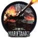 Le logo War Of Tanks Theme Iron Battle Icône de signe.