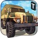 ロゴ War Trucker 3d 記号アイコン。