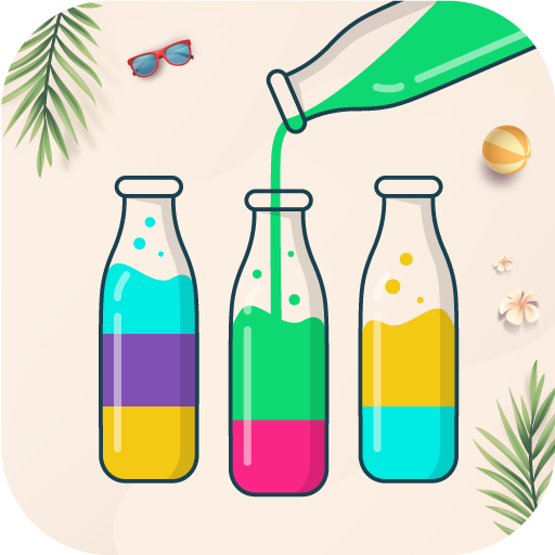 Logo Water Color Sort Puzzle Game Icon