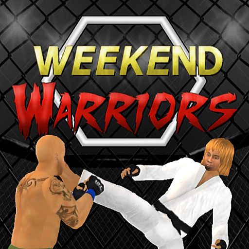 Le logo Weekend Warriors Mma Icône de signe.
