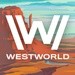 ロゴ Westworld 記号アイコン。