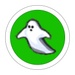 Le logo Whats Ghost Icône de signe.