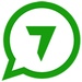 商标 Whatsapp Direct Message 签名图标。