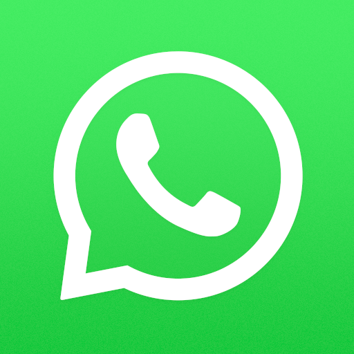 商标 WhatsApp Messenger 签名图标。