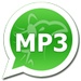 ロゴ Whatsapp Mp3 記号アイコン。