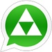 Le logo Whatsapp Tri Crypt Icône de signe.