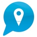 Le logo Whatsup Nearby Icône de signe.