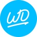 Le logo Who S Down Icône de signe.