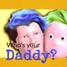 ロゴ Whos Your Daddy 記号アイコン。